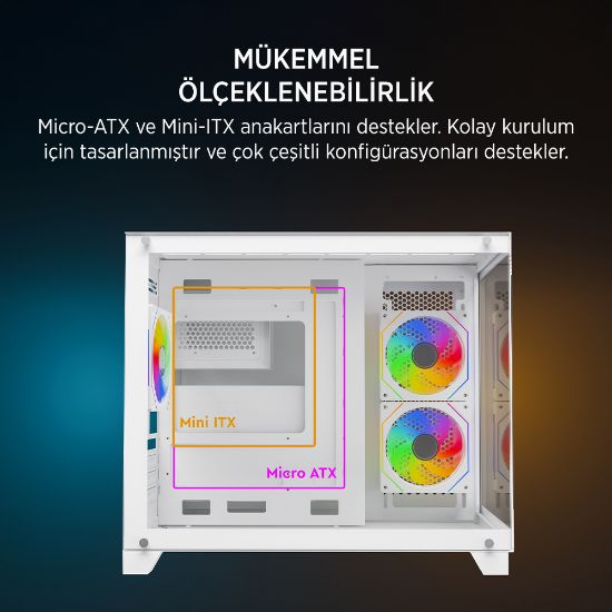 JAMES DONKEY STARK S700 650W BEYAZ GAMING KASA resmi