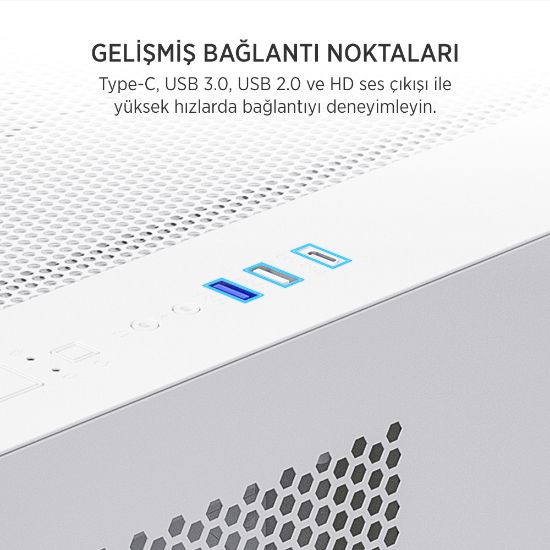 JAMES DONKEY STARK S700 650W BEYAZ GAMING KASA resmi