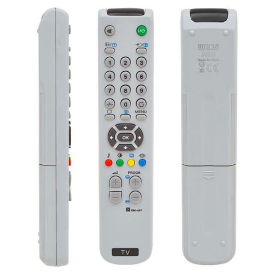 WEKO KT SONY RM 887 BEYAZ TV KUMANDA resmi