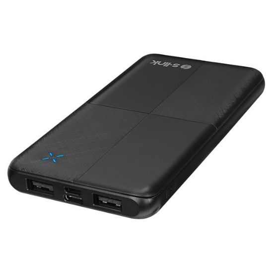 S-Link IP-G12N 10.000mAh MicroUSB + TYPE-C Siyah Taşınabilir Pil Şarj Cihazı Powerbank resmi