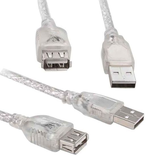 S-Link USB 2.0 Şeffaf 10 Metre Usb Uzatma Kablosu resmi