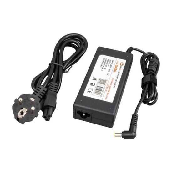 POWERMASTER PM-5496 19 VOLT - 4.74 AMPER 5.5*2.5 UÇLU TOSHIBA HP NOTEBOOK ADAPTÖR resmi