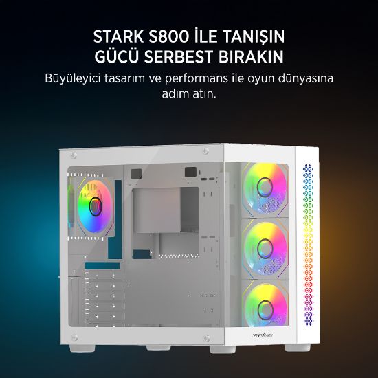 JAMES DONKEY STARK S800 4X ARGB WHITE KASA 750W resmi