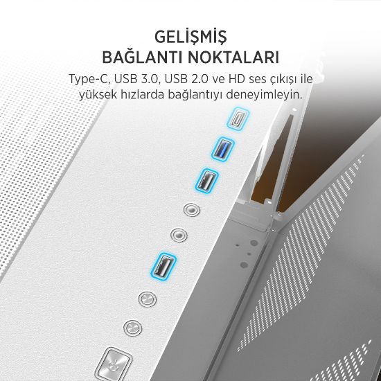 JAMES DONKEY STARK S800 4X ARGB WHITE KASA 750W resmi