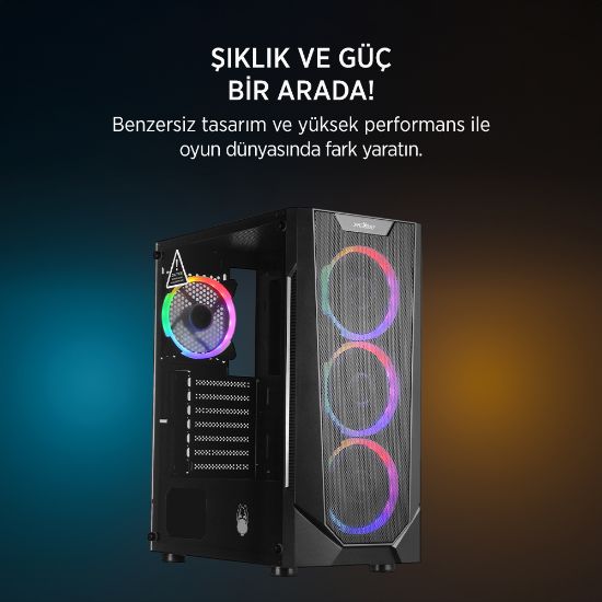 JAMES DONKEY HELIX H800 4XRBW ATX 650W GAMING KASA resmi