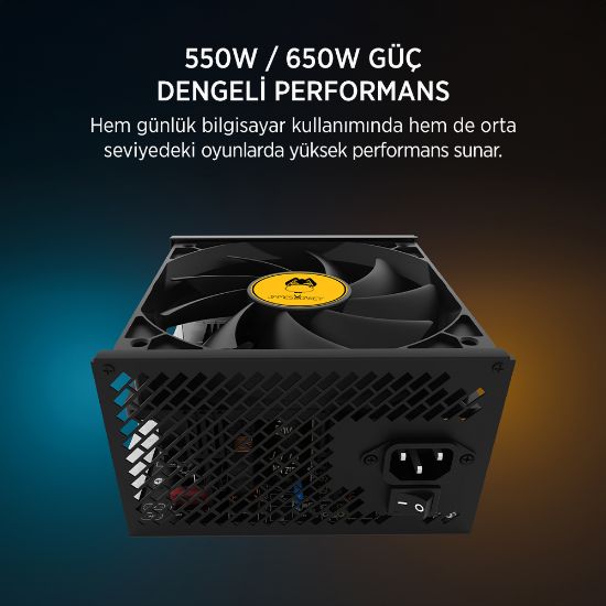 JAMES DONKEY HELIX H800 4XRBW ATX 550W GAMING KASA resmi