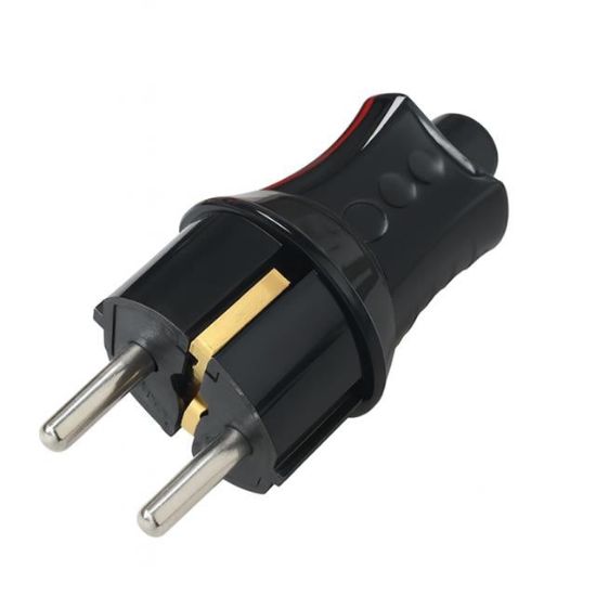 DE-PA DPA-11116 Siyah Topraklı UPS Tipi Erkek Fiş resmi