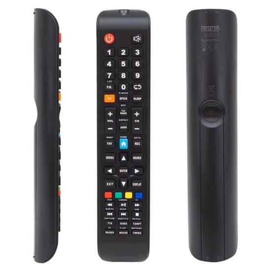 WEKO KL SKYTECH SARI TV TUŞLU SMART LCD LED TV KUMANDA (19808=10702=19470) resmi