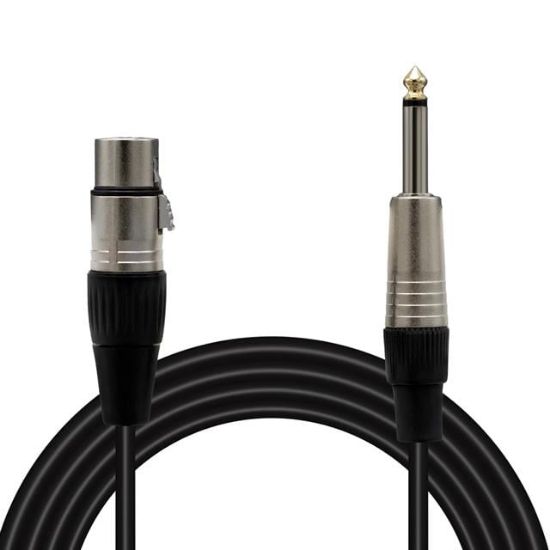 MAGİCVOİCE LD379B 6.3 MM MONO ERKEK + CANON DİŞİ 15 METRE KABLO resmi