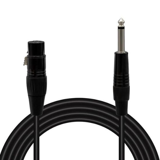 Magicvoice LD379 XLR Canon Dişi - 6.3 Mm Mono Erkek 1.5 Metre Kablo resmi