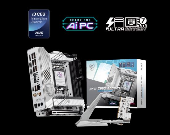 MSI MPG Z890I EDGE TI WIFI SOKET 1851 DDR5 8600MHZ resmi