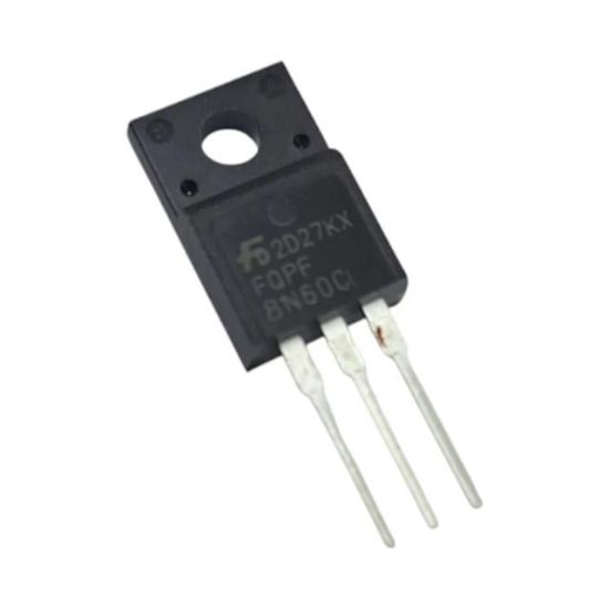 8N60F TO-220F MOSFET TRANSISTOR (PLASTIK) resmi