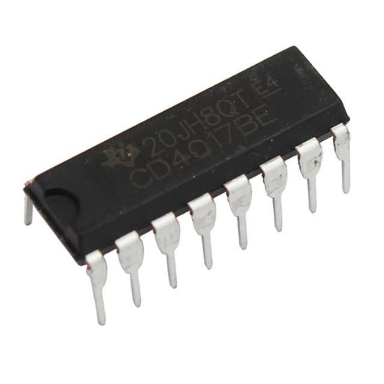 CD 4017 DIP-16 ENTEGRE DEVRE resmi