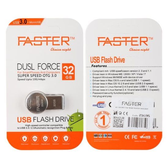 FASTER 32 GB METAL USB FLASH BELLEK resmi
