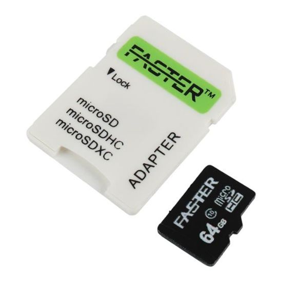 FASTER 64 GB MICRO SD HAFIZA KARTI resmi
