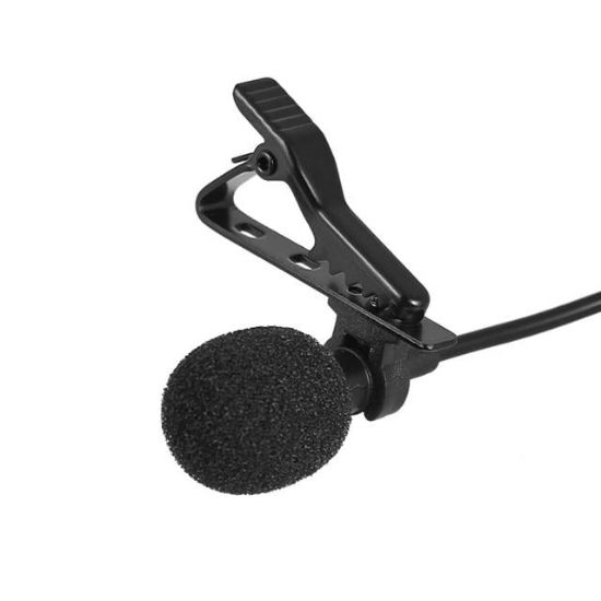 Haiki HK-301 3.5Mm Jack Girişli Kablolu Youtuber Yaka Mikrofon resmi