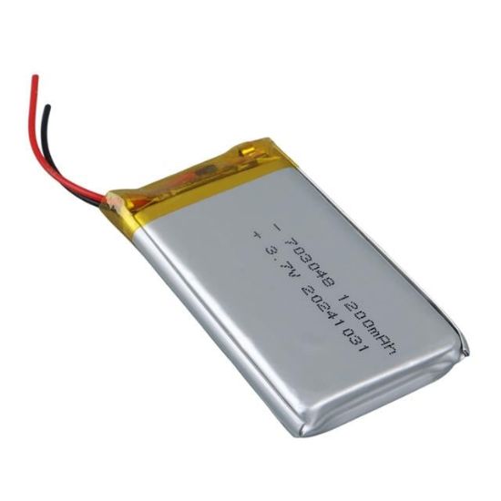 PowerMaster 703048 3.7 Volt 1200 MAh Lityum Polimer Pil resmi