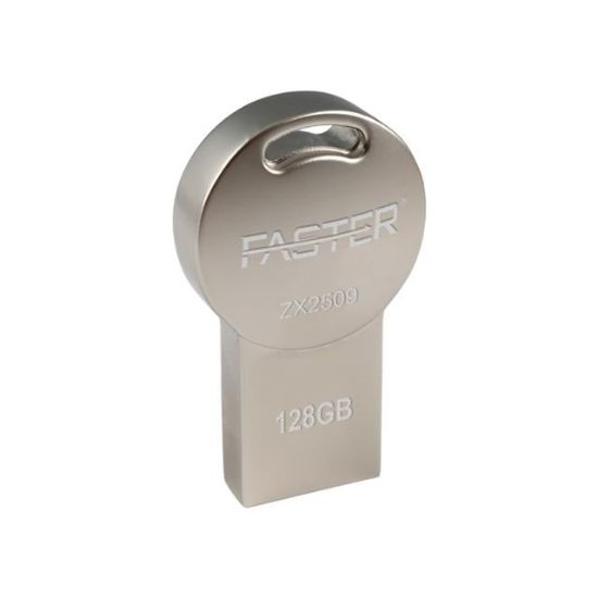 Faster 128 GB Dusl Serisi USB 3.0 Yüksek Hızlı Metal Flash Bellek resmi