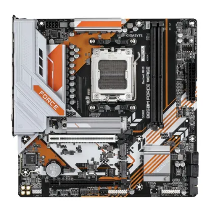 GIGABYTE B850M FORCE WIFI6E DDR5 M.2 HDMI DP MATX AM5 resmi