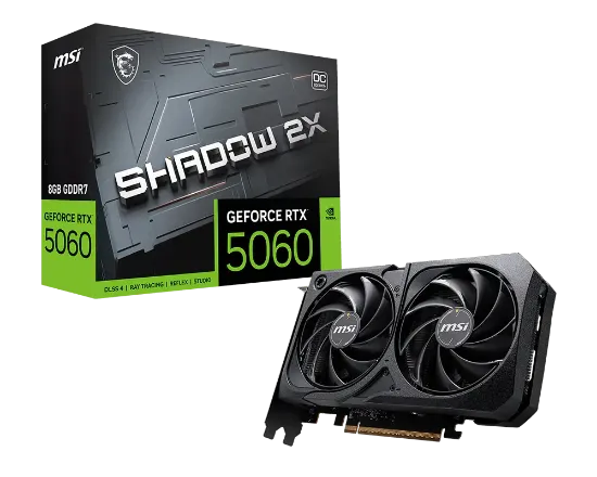 GEFORCE RTX 5060 8G SHADOW 2X OC MAX resmi