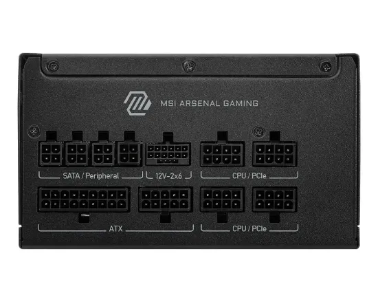 MSI MAG A850GLS PCIE5 850W 80+ GOLD FULL MODÜLER resmi