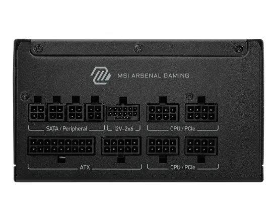 MSI MAG A1000GLS PCIE5 1000W 80+ GOLD POWER SUPPLY resmi