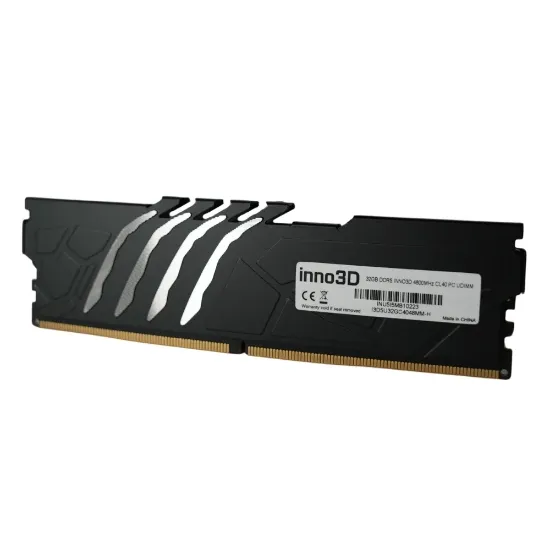 32GB DDR5 INNO3D 4800Mhz CL40 I3D5U32GC4048MM-H UDIMM SOĞUTUCULU resmi