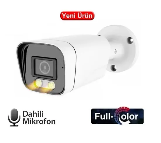 EZCOOL EZ-2315IPS 5MP 3.6MM FULLCOLOR SESLİ METAL POE IP BULLET KAMERA resmi