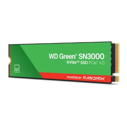 500GB WD GREEN M.2 NVMe SN3000 5000/4000MB/s WDS500G5G0E SSD resmi
