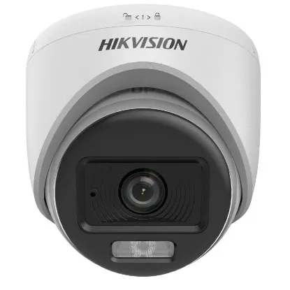 HIKVISION DS-2CE70DF0T-LPFS 2MP 2.8MM COLORVU SESLİ AHD DOME KAMERA resmi