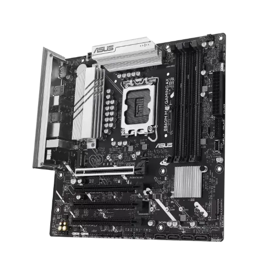 ASUS B860M MAX GAMING AX INTEL SOKET 1851 ANAKART resmi