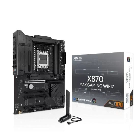 ASUS X870 MAX GAMING WIFI7 AMD AM5 DDR5 ANAKART resmi
