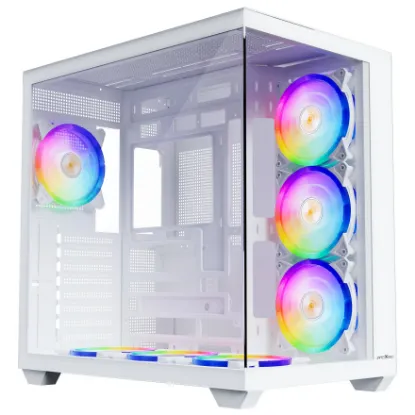 JAMES DONKEY STARK S801 7X ARGB 650W GAMING CASE WHITE resmi