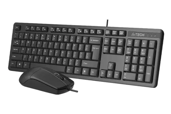 A4 TECH KR-3330S Q 2.4 GHZ SİYAH KLAVYE+MOUSE resmi
