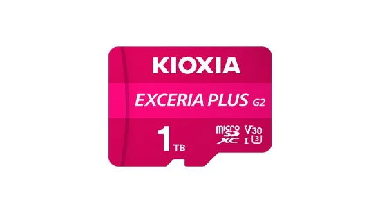 1TB KIOXIA EXCERIA PLUS G2 MICRO SDXC 4K LMPL2M001TG2 resmi