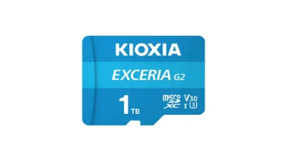 1TB KIOXIA EXCERIA G2 MICRO SDXC U3 V30 4K 100 MB/s LMEX2L001TG2 resmi