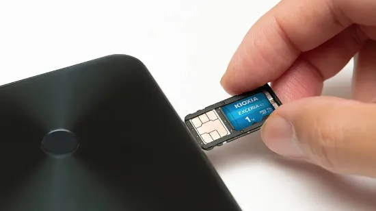 1TB KIOXIA EXCERIA G2 MICRO SDXC U3 V30 4K 100 MB/s LMEX2L001TG2 resmi