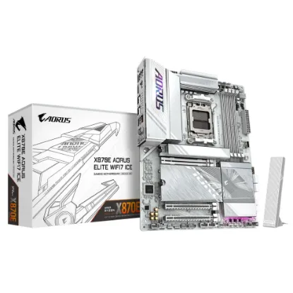 GIGABYTE X870E AORUS ELITE WIFI7 ICE DDR5 M.2 HDMI DP ATX AM5 resmi
