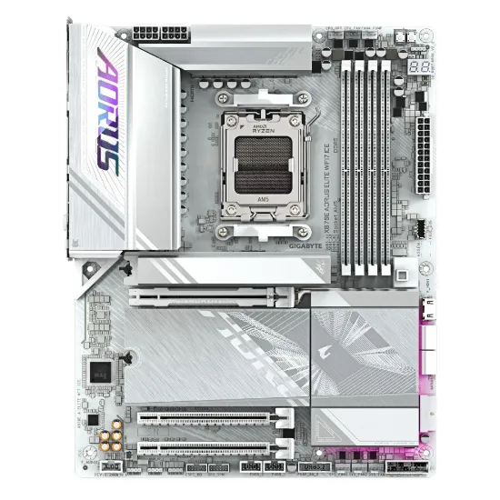 GIGABYTE X870E AORUS ELITE WIFI7 ICE DDR5 M.2 HDMI DP ATX AM5 resmi