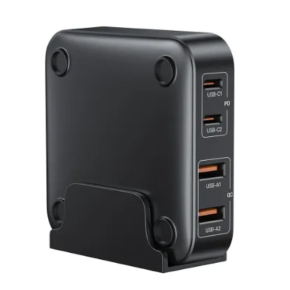 UNITEK 100W MASAÜSTÜ GAN ŞARJ İSTASYONU SİYAH (P1229ABK) resmi