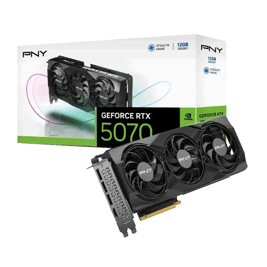 PNY RTX 5070 12GB GDDR7 192Bit (VCG507012TFXPB1) Ekran Kartı resmi