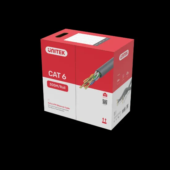 UNITEK CAT6 UTP 305M BAKIR KABLO 23AWG (Y-C876AGY) resmi