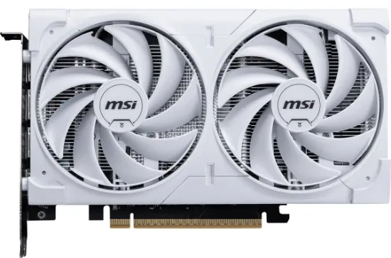 MSI GEFORCE RTX 5060 8G VENTUS 2X OC WHITE GDDR7 128B DX12 PCIE 5.0 X16 (3XDP 1XHDMI) resmi