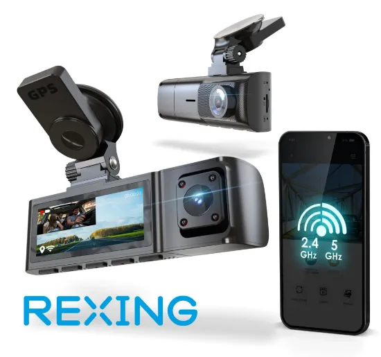 REXING R316 4K GPS WI-FI ARAC KAMERASI + 64GB SD resmi