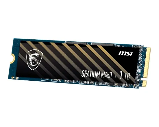 500GB MSI SPATIUM M450 PCIE 4.0 NVME M.2 V1 3000/2000MB/s resmi