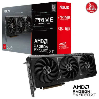 ASUS PRIME-RX9060XT-O8G 128BIT 8G VGA resmi