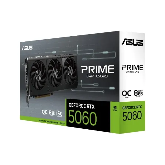 ASUS PRIME-RTX5060-O8G-GAMING 128BIT VGA resmi