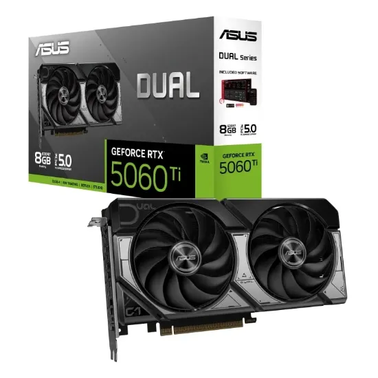 ASUS DUAL-RTX5060TI-8G 128BIT VGA resmi