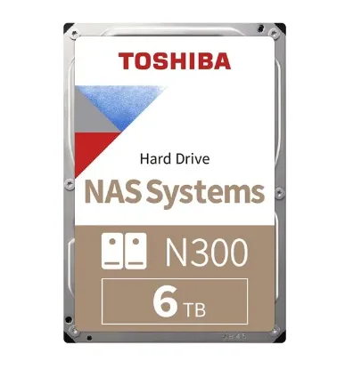 6TB TOSHIBA N300 7200RPM SATA3 512MB MN10ADA600S resmi