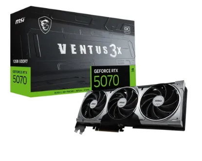 MSI GEFORCE RTX 5070 12G GDDR7 VENTUS 3X OC resmi